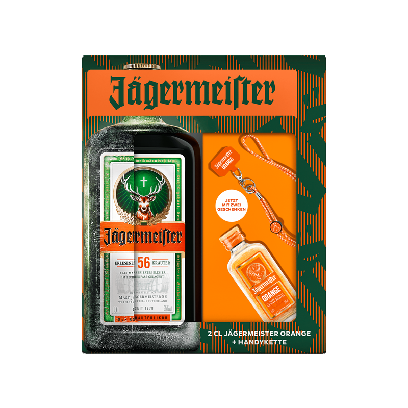 Jägermeister OnPack mit Orange 0.02L und Handyband
