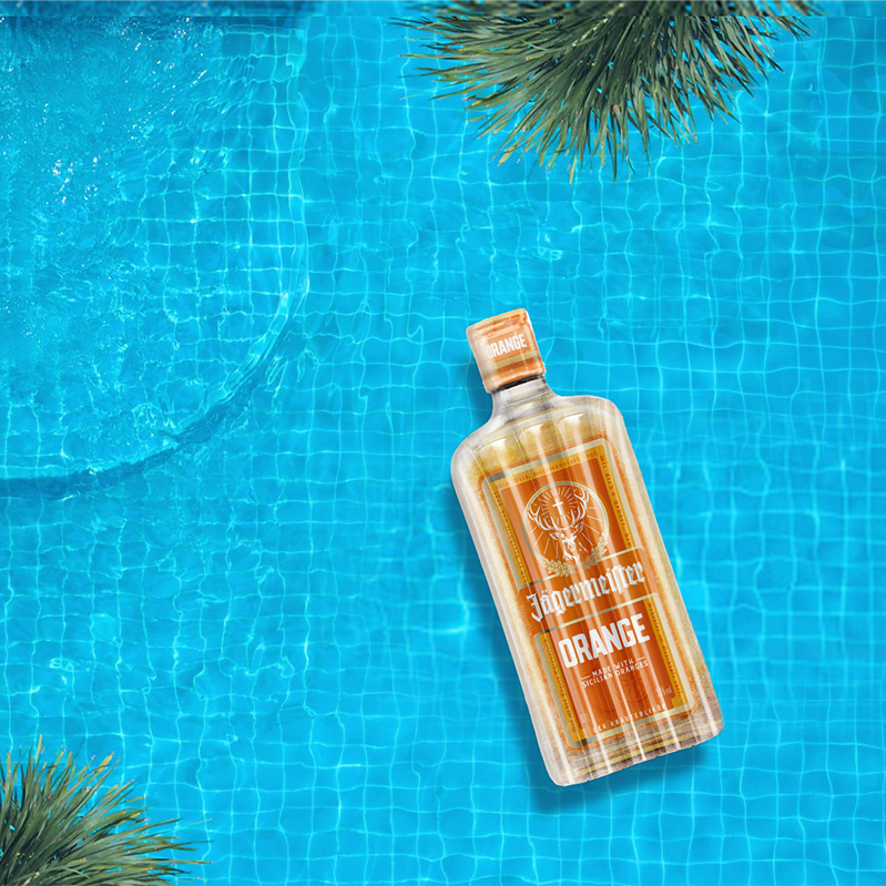 Jägermeister Orange Luftmatratze