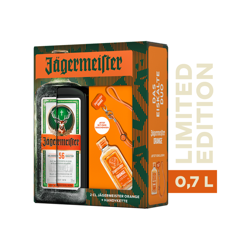 Jägermeister OnPack mit Orange 0.02L und Handyband