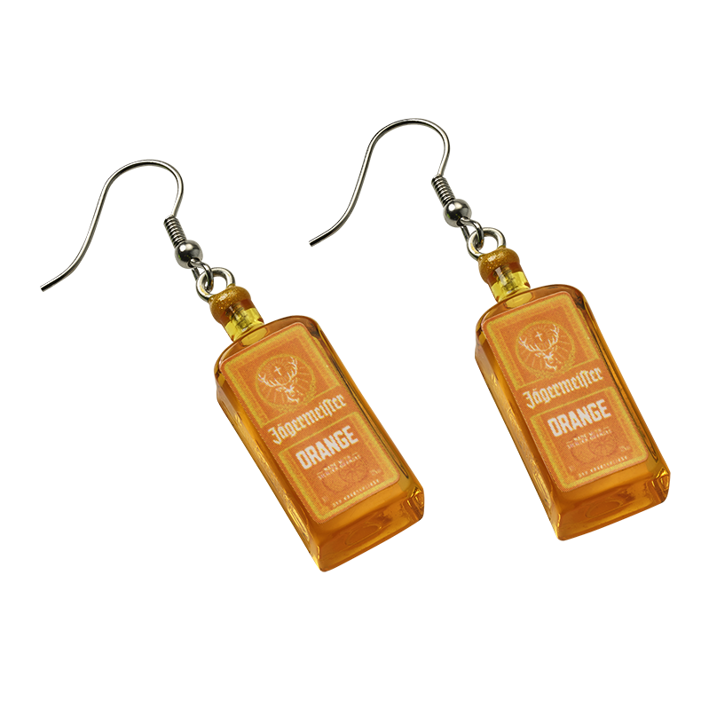 Jägermeister Orange Ohrringe