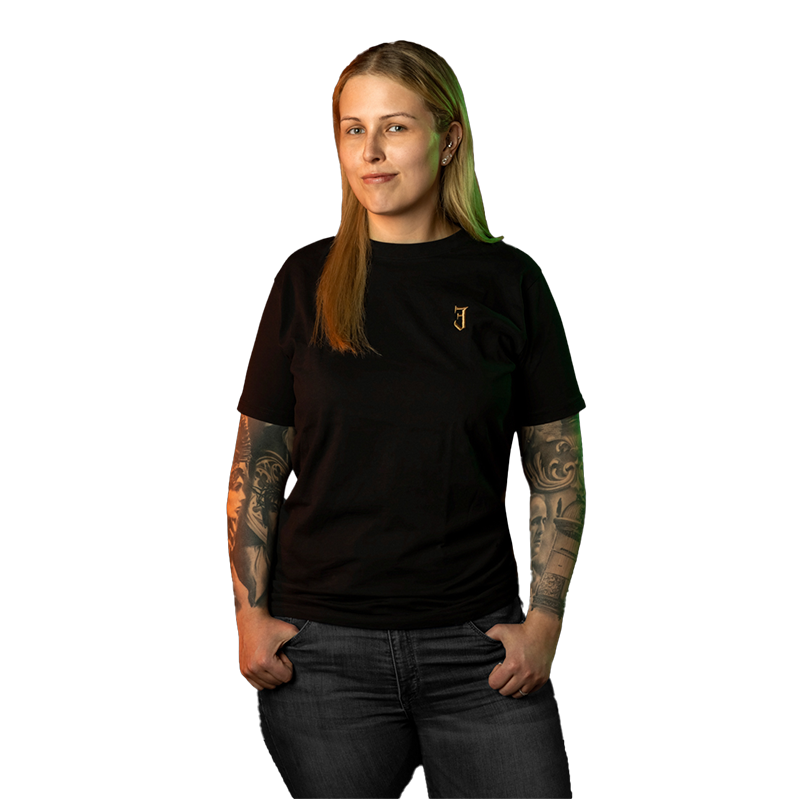 JGM T-Shirt `J`schwarz XL