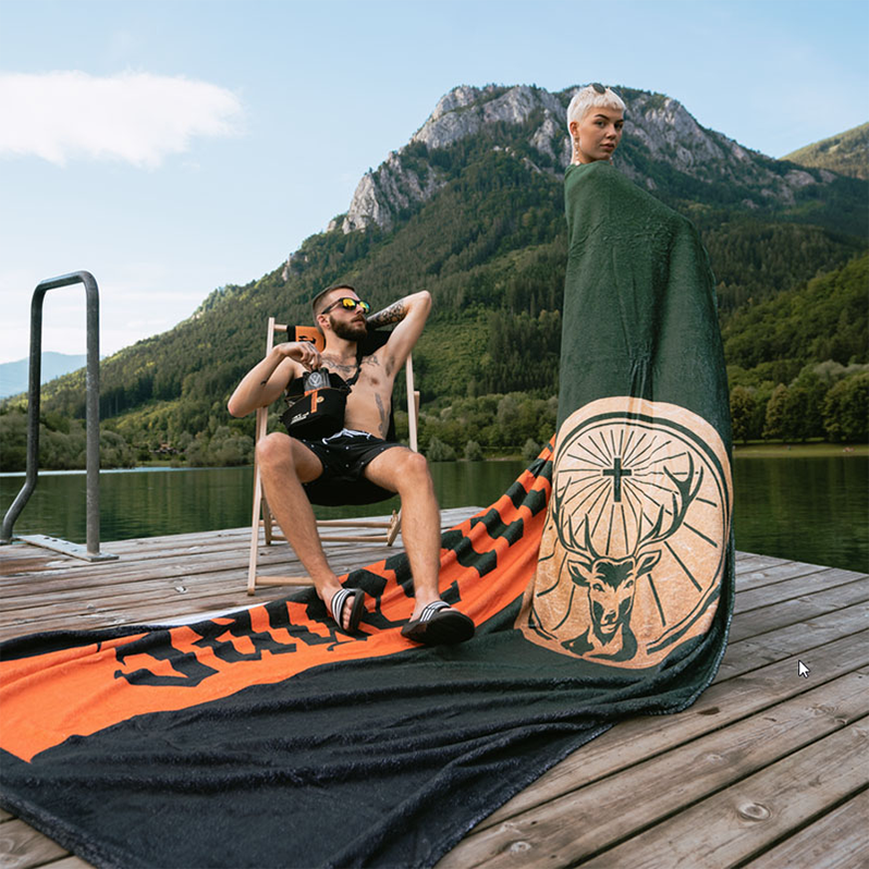 Jägermeister XXL Strandtuch