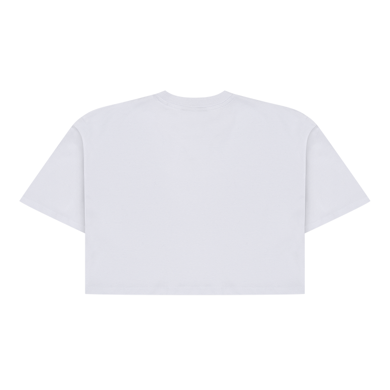 Jägermeister Cropped Shirt Damen weiß - Größe L