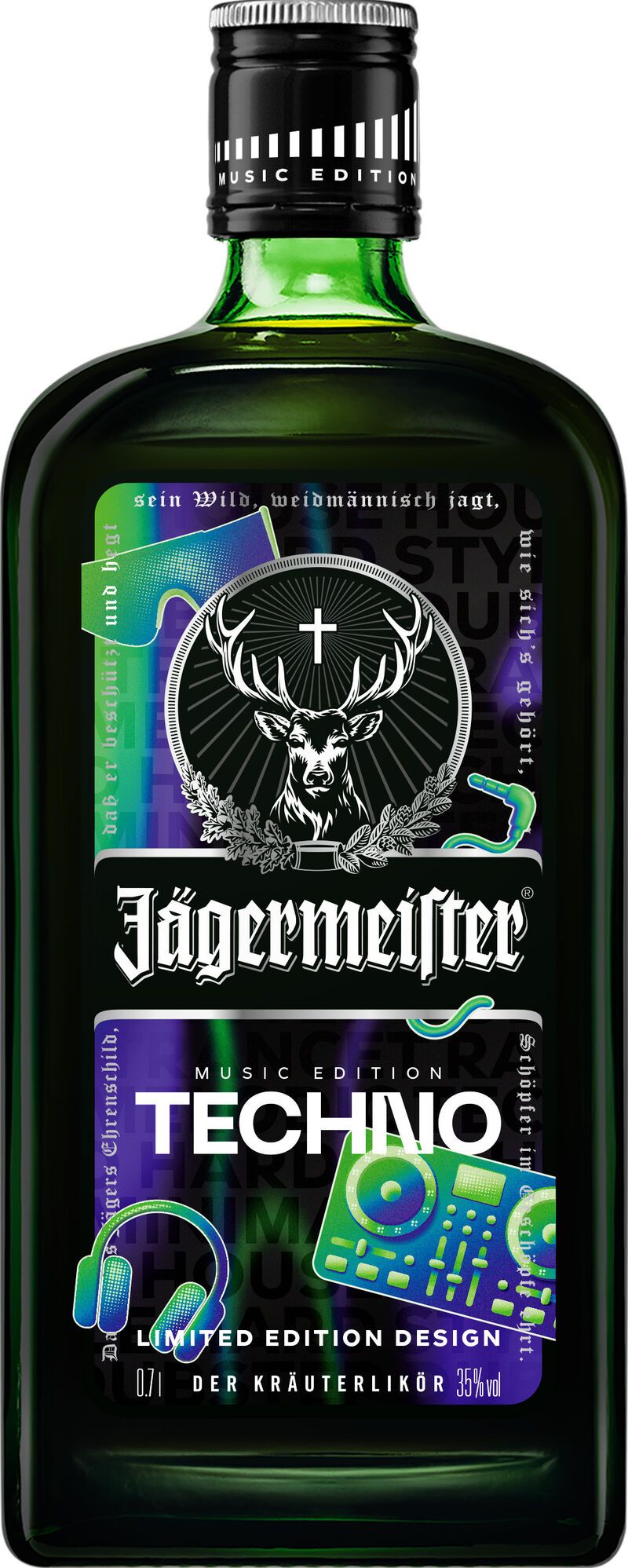 Jägermeister Kräuterlikör Music Edition Techno