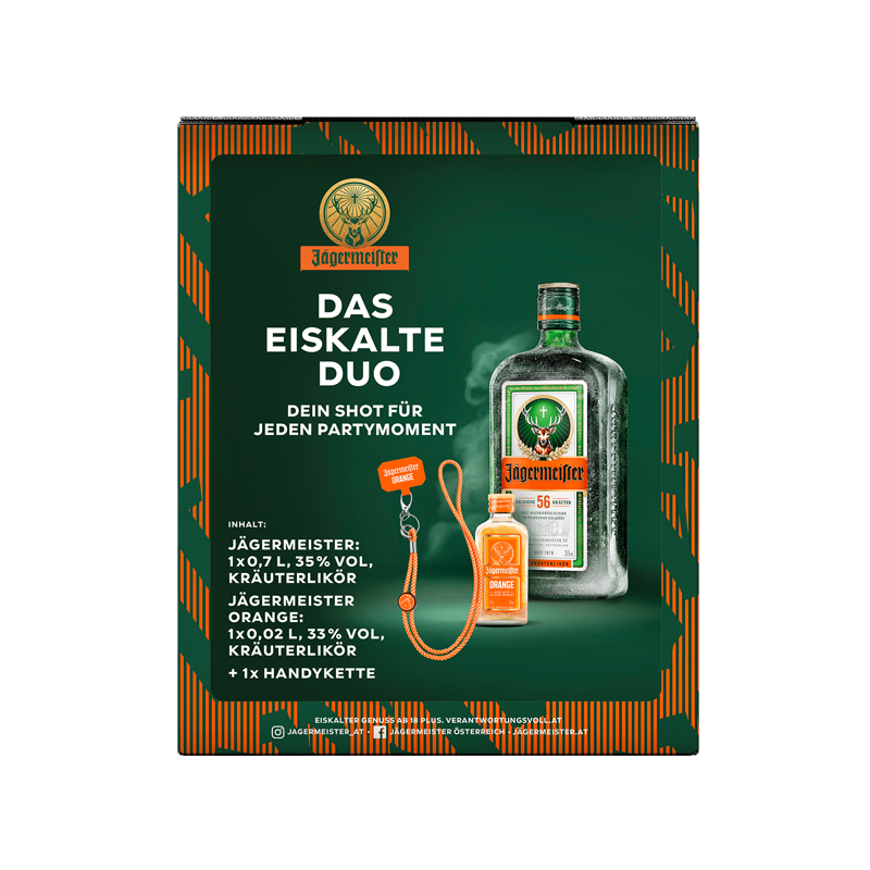 Jägermeister OnPack mit Orange 0.02L und Handyband