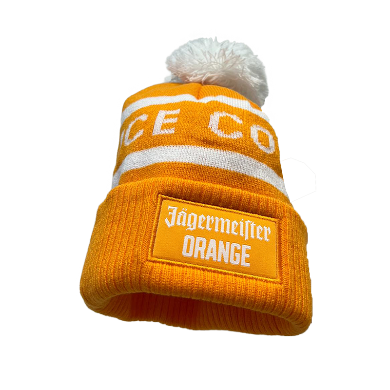 Jägermeister Orange Bommelmütze