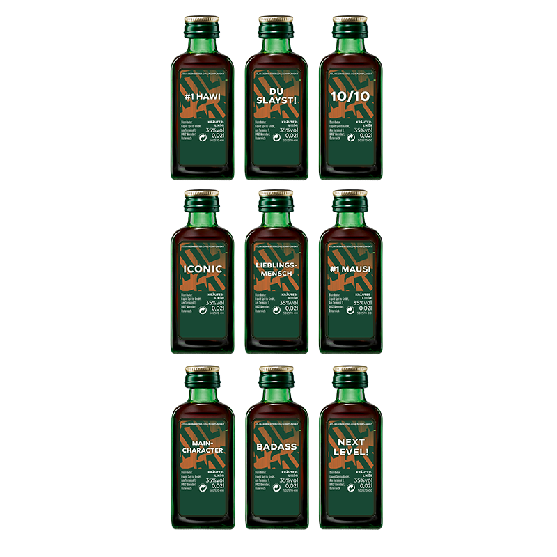 Jägermeister Kompliment  Edition - 18er Automat