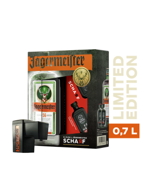 Jägermeister mit elektrischer Pumpe und 2 x 0,04L Scharf