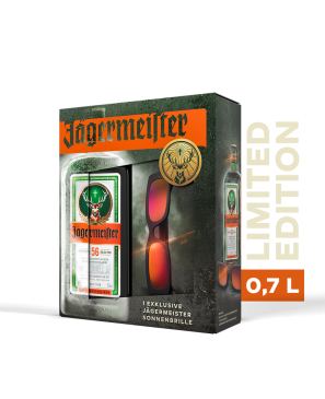 Jägermeister Sommer-Onpack 2024  mit Sonnenbrille 