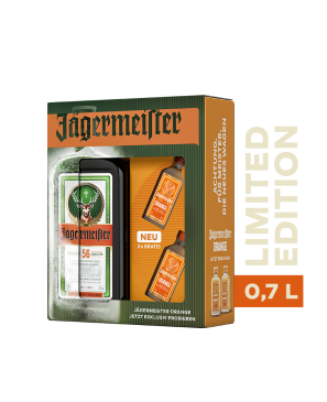 Jägermeister Sommer-Onpack 2025 mit 2 x Orange 0,02L 