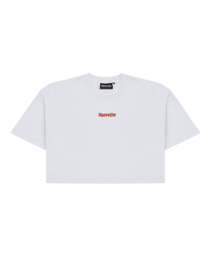 Jägermeister Crop Shirt Damen Weiß