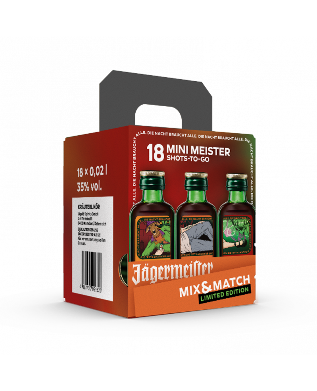 Jagermeister Mix Match Edition Automat 18x 0 02L 35 Vol