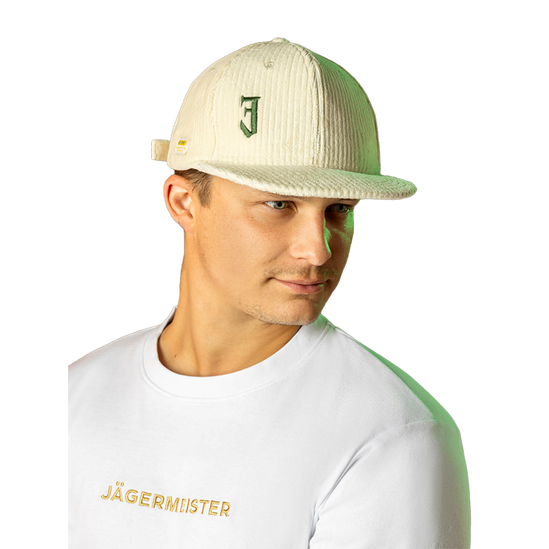 Jägermeister Flat Cap 'J' weiss