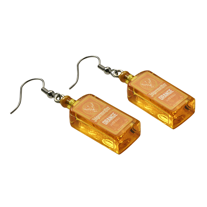 Jägermeister Orange Ohrringe