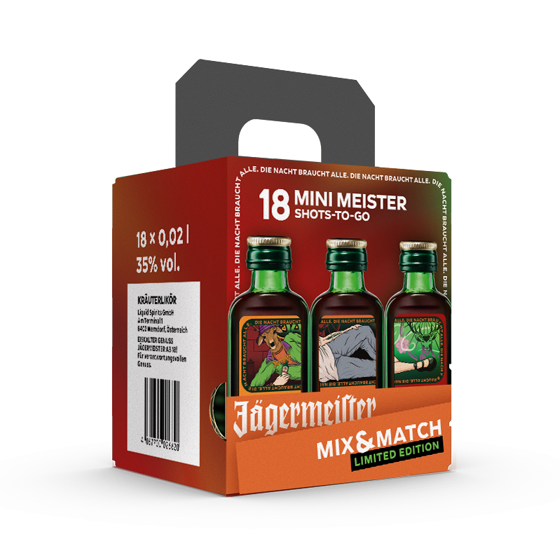 Jägermeister MIX & MATCH Edition 18er Automat